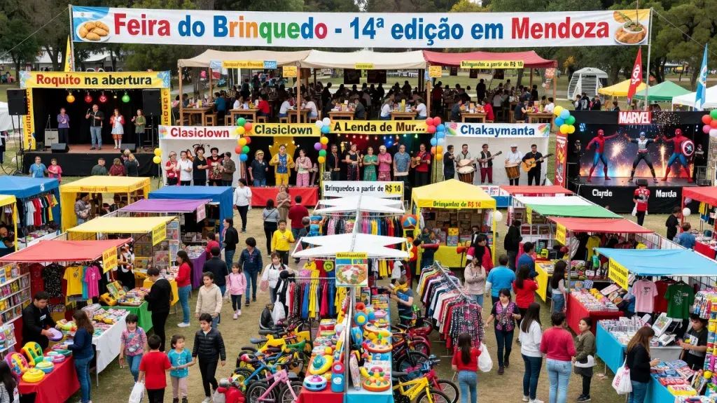 Feira do Brinquedo muda de sede e chega à 14ª edição em Mendoza