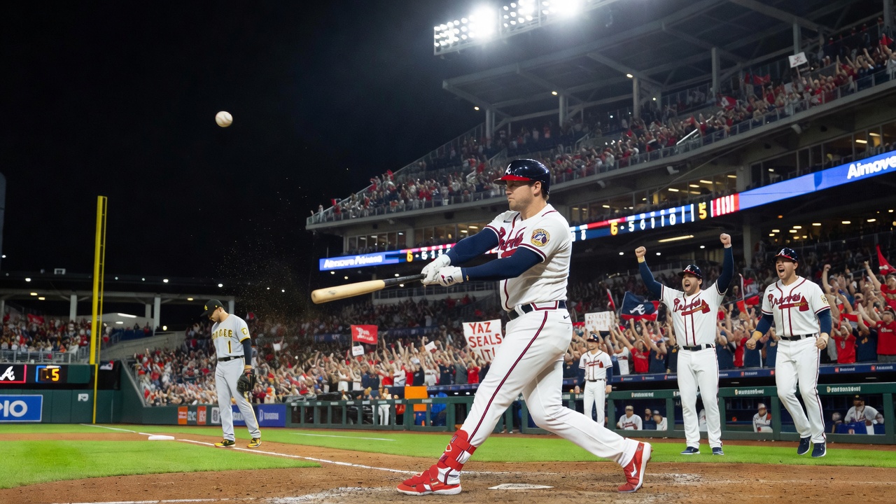 Grand slam de Yastrzemski no nono inning sela vitória dos Braves sobre os Pirates