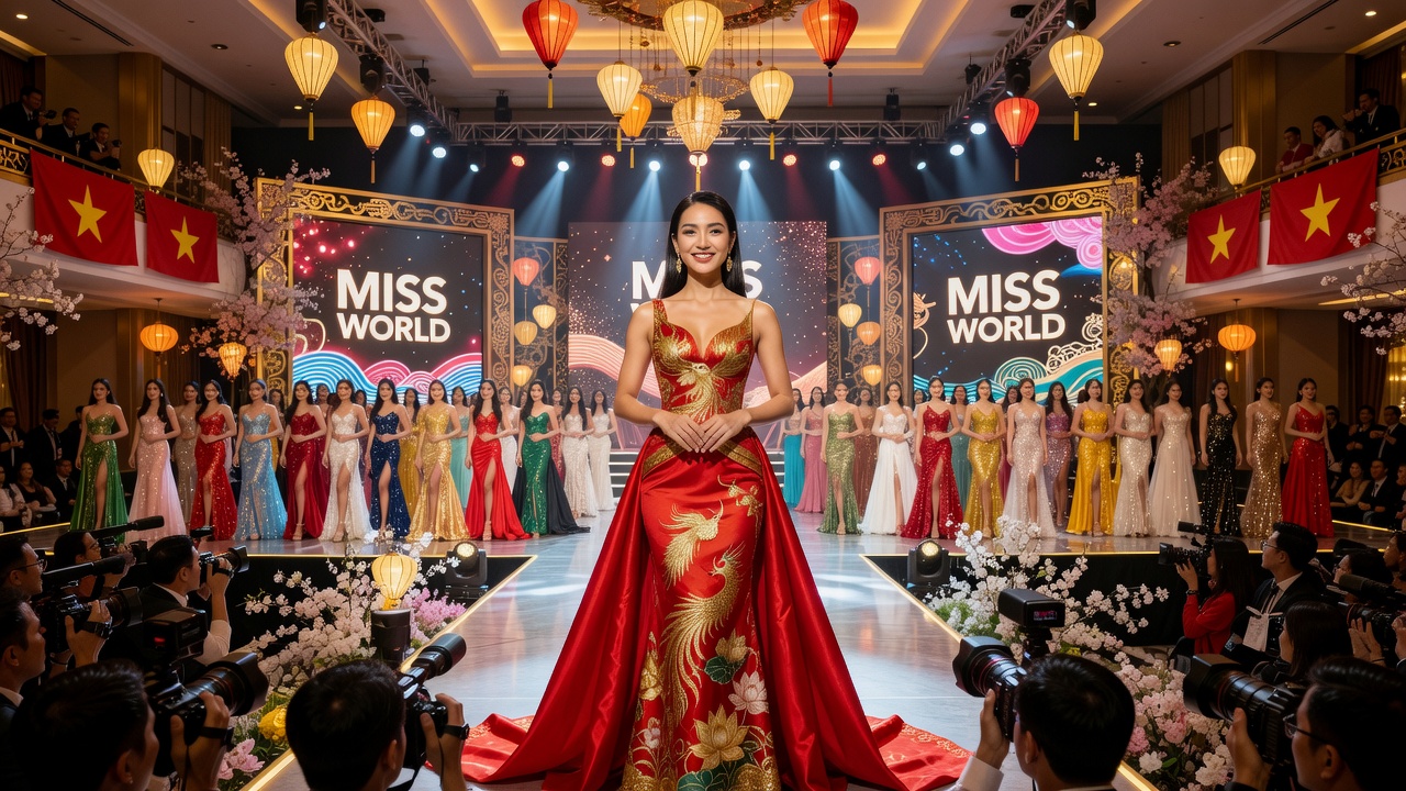 Bao Ngoc Representa o Vietnã na Disputa pelo Miss Mundo 2026